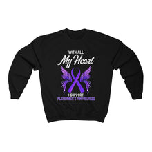 Load image into Gallery viewer, Alzheimer's My Heart Sweater