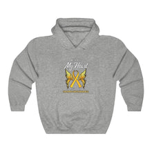 Load image into Gallery viewer, Childhood Cancer My Heart Hoodie