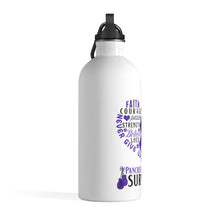 Load image into Gallery viewer, Pancreatic Cancer Survivor Steel Bottle