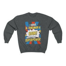 Load image into Gallery viewer, Alzheimer's Superpower Sweater