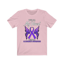 Load image into Gallery viewer, Alzheimer's My Heart T-shirt
