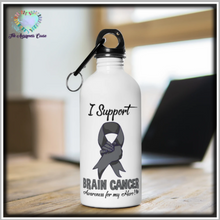 Load image into Gallery viewer, Brain Cancer Supporter Steel Bottle