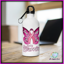 Load image into Gallery viewer, Breast Cancer Warrior Steel Bottle