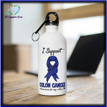 Load image into Gallery viewer, Colon Cancer Supporter Steel Bottle