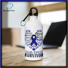 Load image into Gallery viewer, Colon Cancer Survivor Steel Bottle