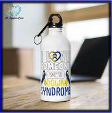 Load image into Gallery viewer, Down Syndrome Love Steel Bottle