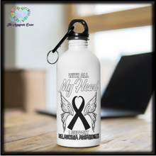 Load image into Gallery viewer, Melanoma My Heart Steel Bottle