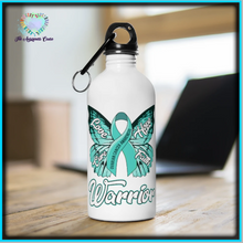 Load image into Gallery viewer, Ovarian Cancer Warrior Steel Bottle