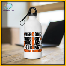 Load image into Gallery viewer, Overcome Leukemia Steel Bottle