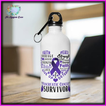 Load image into Gallery viewer, Pancreatic Cancer Survivor Steel Bottle