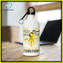 Load image into Gallery viewer, Sarcoma Survivor Steel Bottle