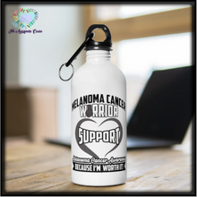 Load image into Gallery viewer, Support Melanoma Steel Bottle