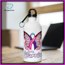 Load image into Gallery viewer, Thyroid Cancer Warrior Steel Bottle