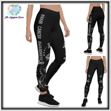Load image into Gallery viewer, Brain Cancer Awareness Legging