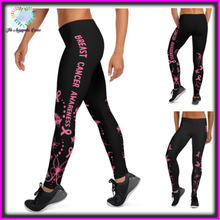 Load image into Gallery viewer, Breast Cancer Awareness Simple Legging