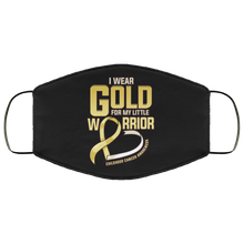 Load image into Gallery viewer, Childhood Cancer Warrior Face Mask