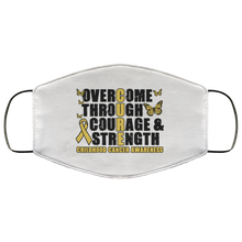 Load image into Gallery viewer, Overcome Childhood Cancer Face Mask