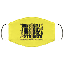 Load image into Gallery viewer, Overcome Childhood Cancer Face Mask