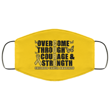 Load image into Gallery viewer, Overcome Childhood Cancer Face Mask