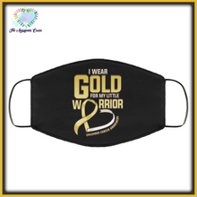 Load image into Gallery viewer, Childhood Cancer Warrior Face Mask