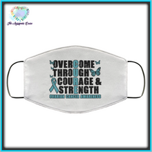 Load image into Gallery viewer, Cure Ovarian Cancer Face Mask