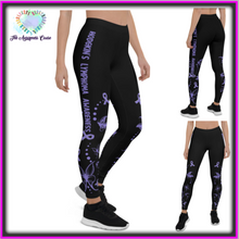 Load image into Gallery viewer, Hodgkin's Lymphoma Awareness Legging