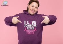 Load image into Gallery viewer, Breast Cancer Love Hoodie