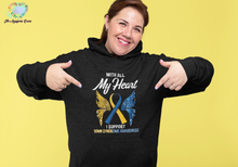 Load image into Gallery viewer, Down Syndrome My Heart Hoodie