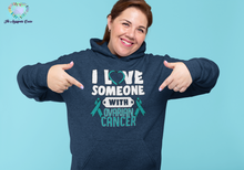 Load image into Gallery viewer, Ovarian Cancer Love Hoodie