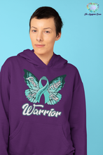 Load image into Gallery viewer, Ovarian Cancer Warrior Hoodie