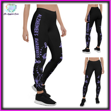 Load image into Gallery viewer, Alzheimer's Awareness Legging