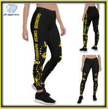 Load image into Gallery viewer, Childhood Cancer Awareness Simple Legging