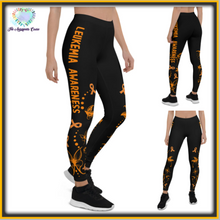 Load image into Gallery viewer, Leukemia Awareness Legging