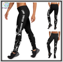 Load image into Gallery viewer, Lung Cancer Awareness Legging