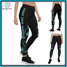 Load image into Gallery viewer, Ovarian Cancer Awareness Legging
