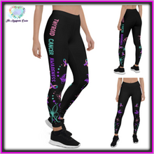 Load image into Gallery viewer, Thyroid Cancer Awareness Simple Legging