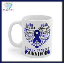Load image into Gallery viewer, Colon Cancer Survivor Mug