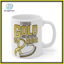 Load image into Gallery viewer, Childhood Cancer Warrior Mug