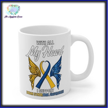 Load image into Gallery viewer, Down Syndrome My Heart Mug