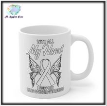 Load image into Gallery viewer, Lung Cancer My Heart Mug