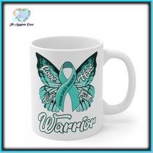 Load image into Gallery viewer, Ovarian Cancer Warrior Mug