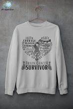 Load image into Gallery viewer, Brain Cancer Survivor Sweater