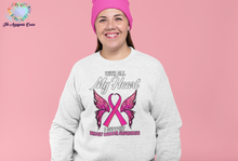 Load image into Gallery viewer, Breast Cancer My Heart Sweater