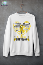 Load image into Gallery viewer, Sarcoma Survivor Sweater