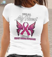 Load image into Gallery viewer, Breast Cancer My Heart Tee