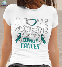 Load image into Gallery viewer, Cervical Cancer Love T-shirt
