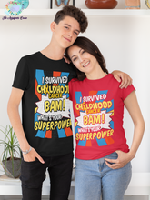 Load image into Gallery viewer, Survived Childhood Cancer Tee