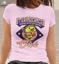 Load image into Gallery viewer, Uterine Cancer Chick T-Shirt