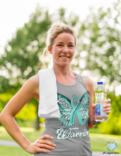 Load image into Gallery viewer, Ovarian Cancer Warrior Tank Top