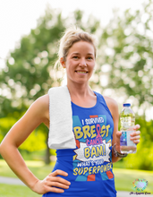 Load image into Gallery viewer, Survived Breast Cancer Tank Top